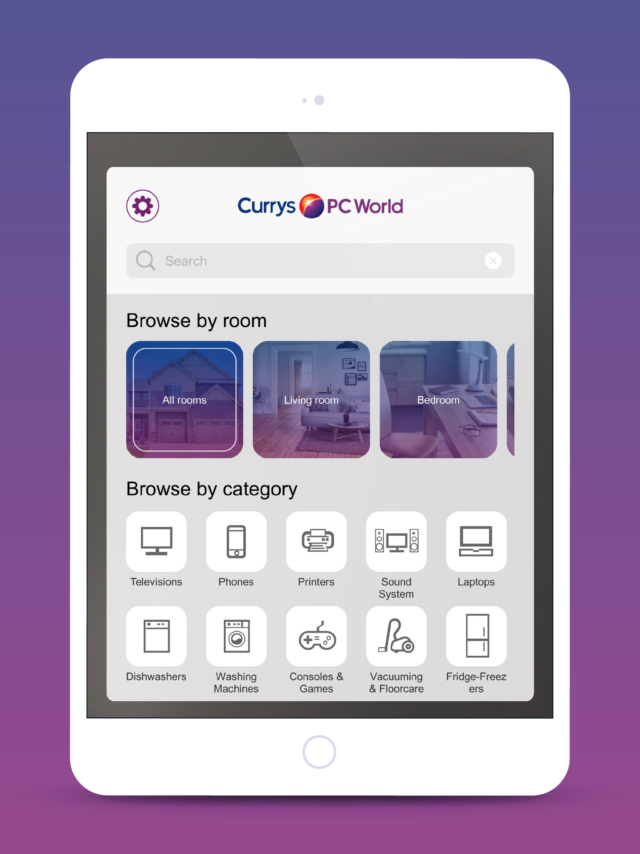 Currys Point and Place app.