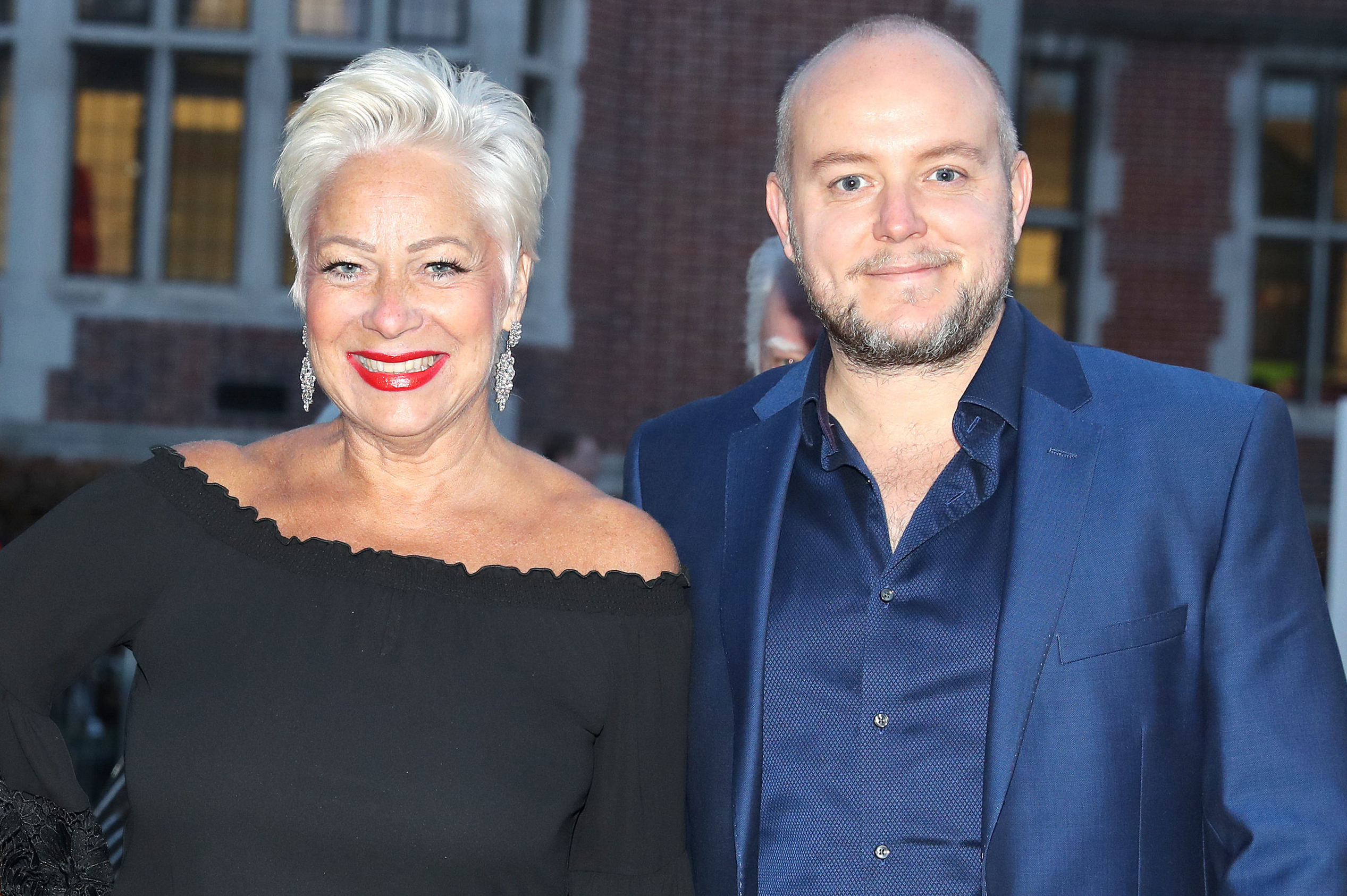 Denise Welch and her husband Lincoln Townley (Owen Humphreys/PA)
