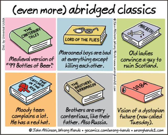 Abridged classics cartoon.
