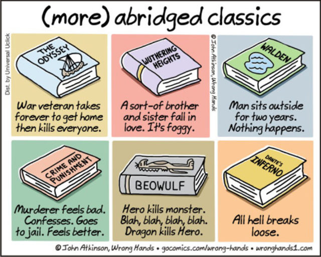 Abridged classics cartoon.