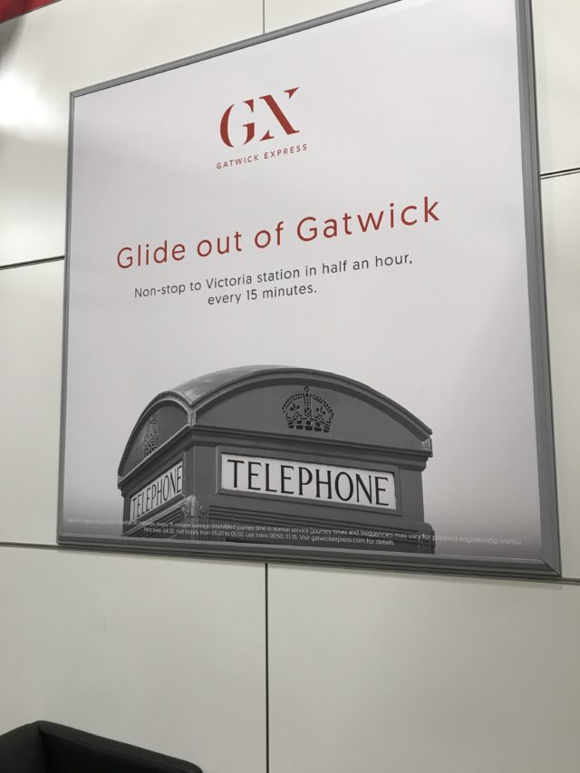 Gatwick Express ad. (ASA/PA)