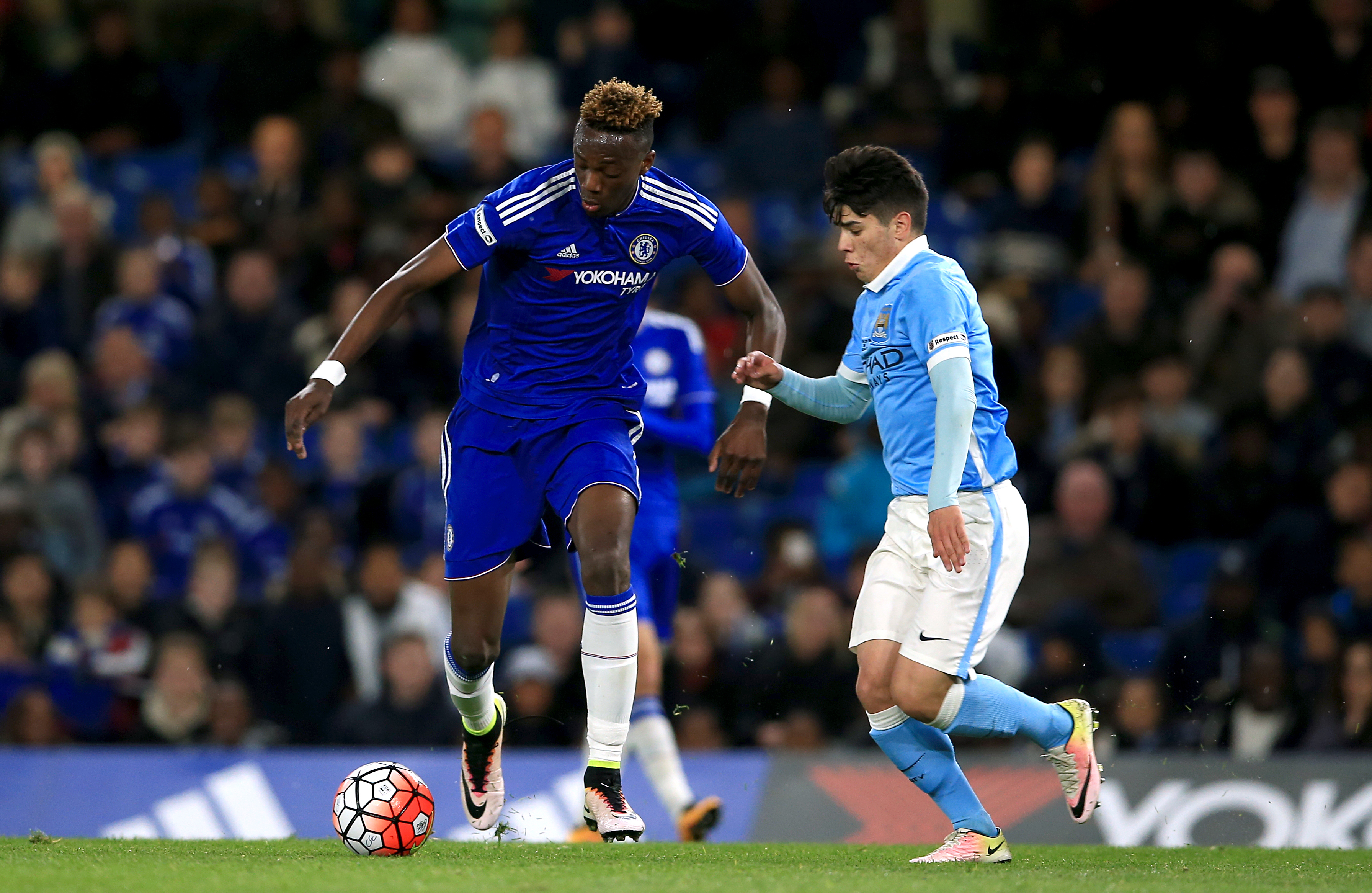 Chelsea's Tammy Abraham during the FA Youth Cup final
