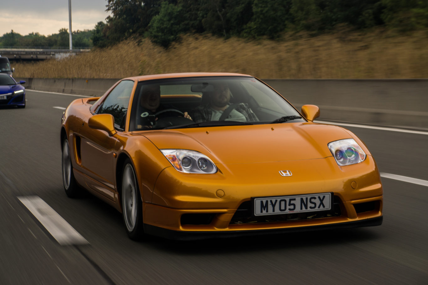 The older NSX was surprisingly refined on the motorway