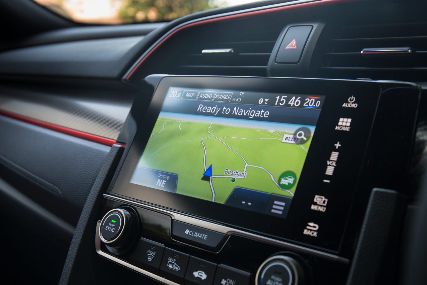 The Honda's infotainment system lacks the ease-of-use that we expect 