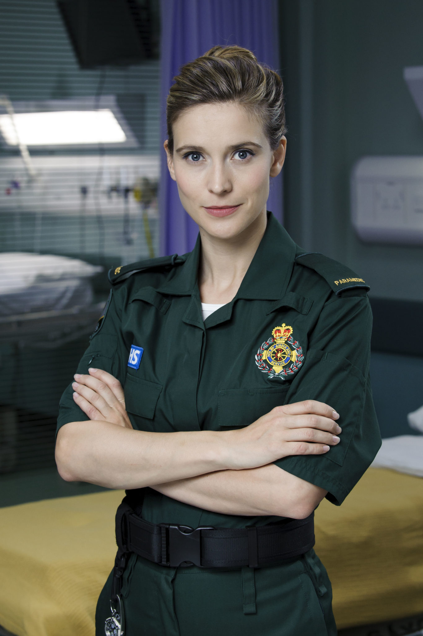 Casualty star Charlotte Salt who plays Sam (BBC - Photographer: Alistair He...