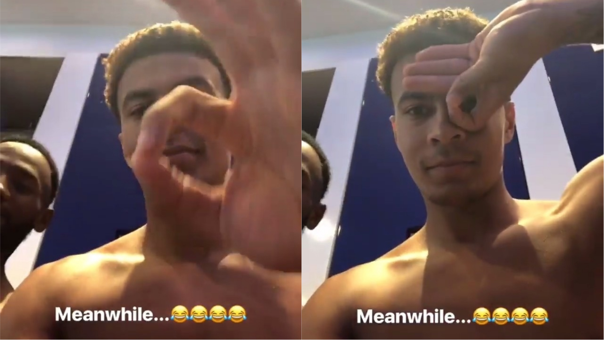 Dele Alli demonstrates how to do his new celebration on Instagram