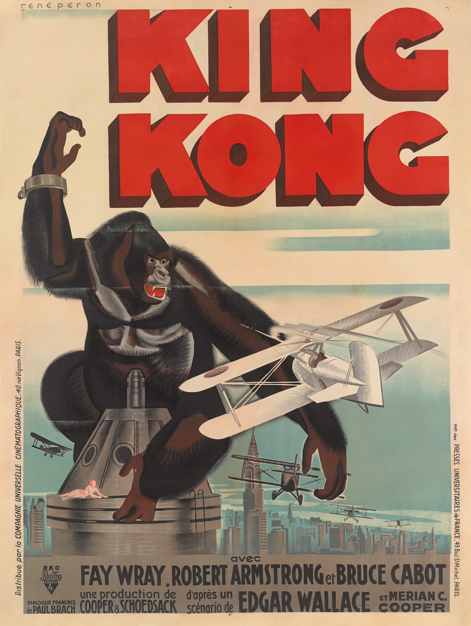 A King Kong poster previously sold for £42,000, more than twice the estimate (Sotheby's) 