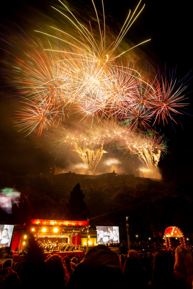 Edinburgh fireworks