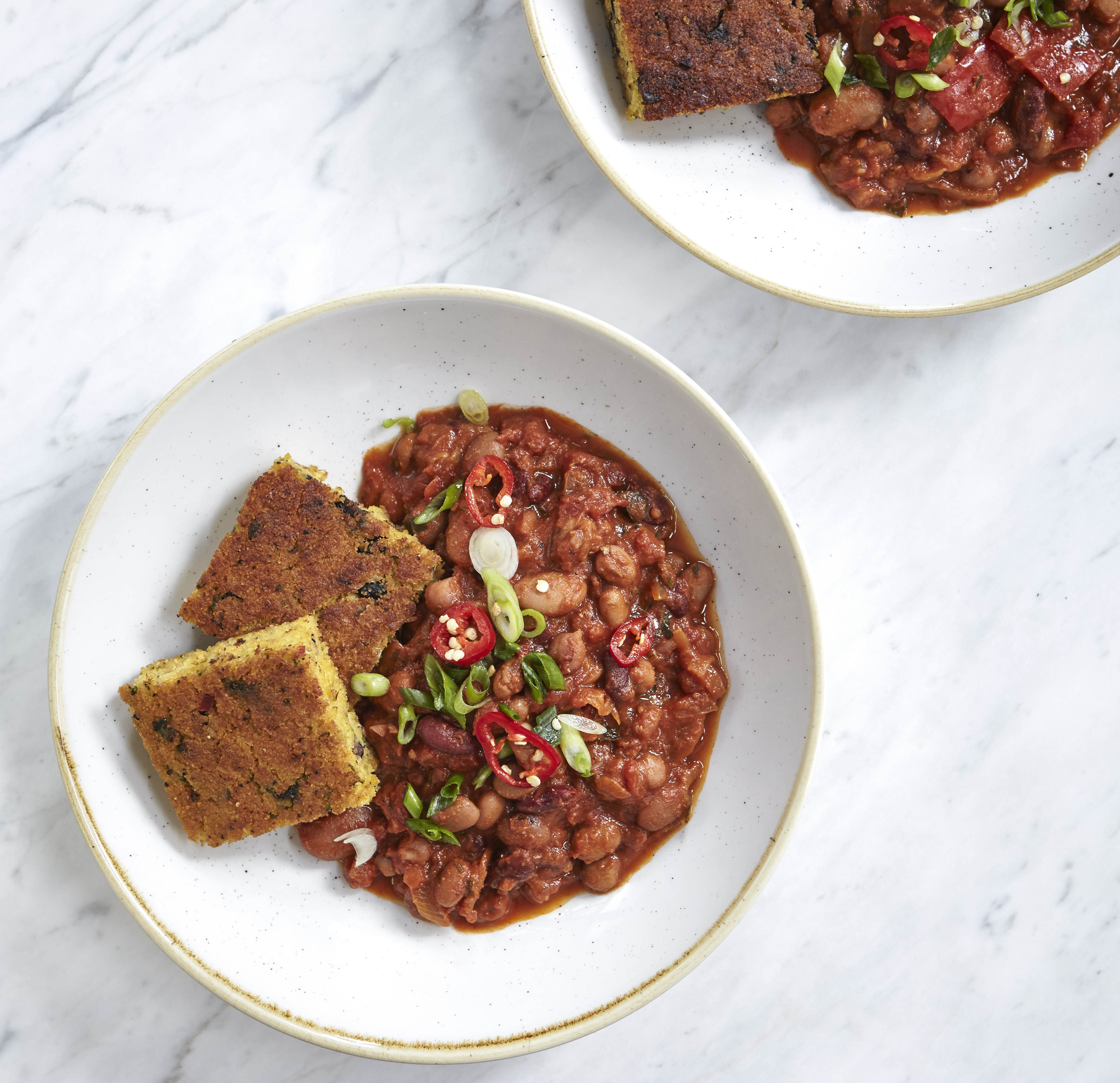 How to make Deliciously Ella's fivebean chilli and cornbread
