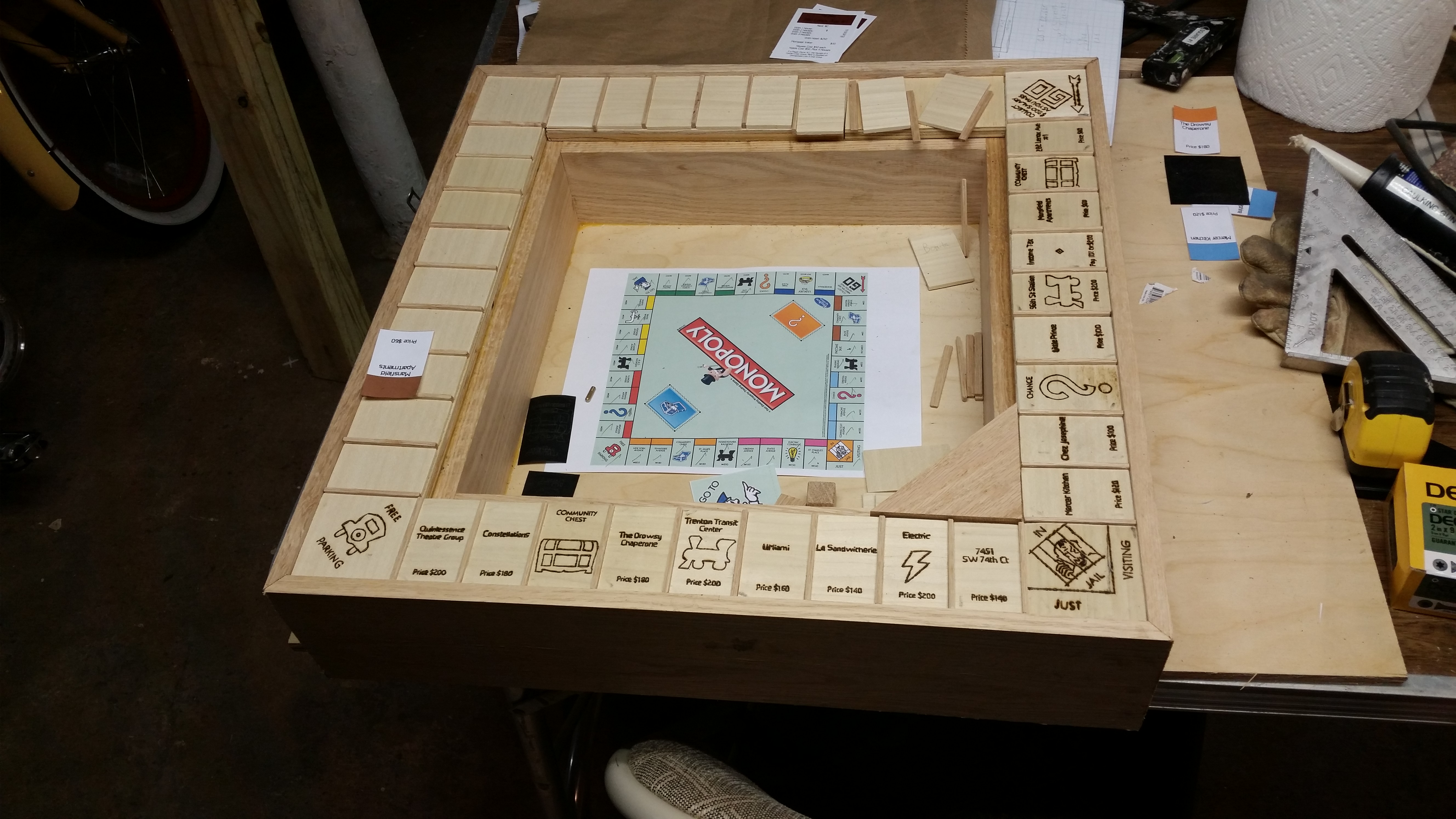 A very special Monopoly board