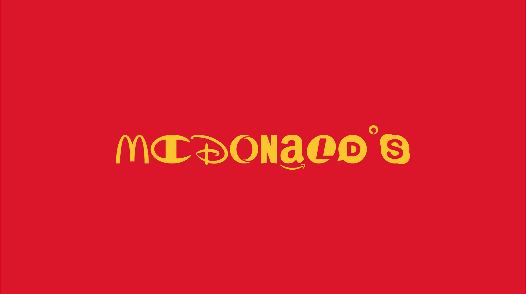 McDonald's written in Brand New Roman