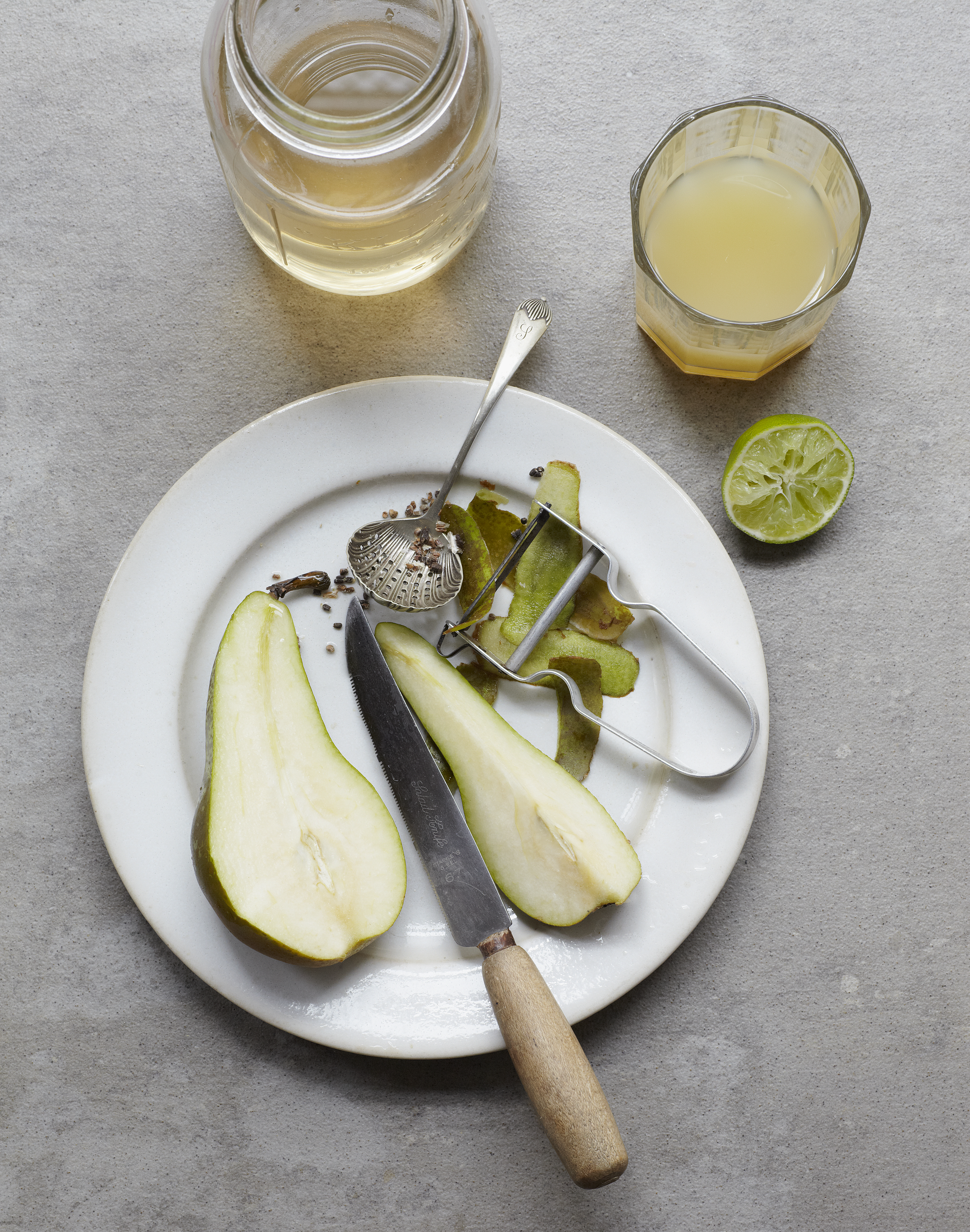 Pear, cardamom and lime sour kombucha (Clare Winfield/PA)