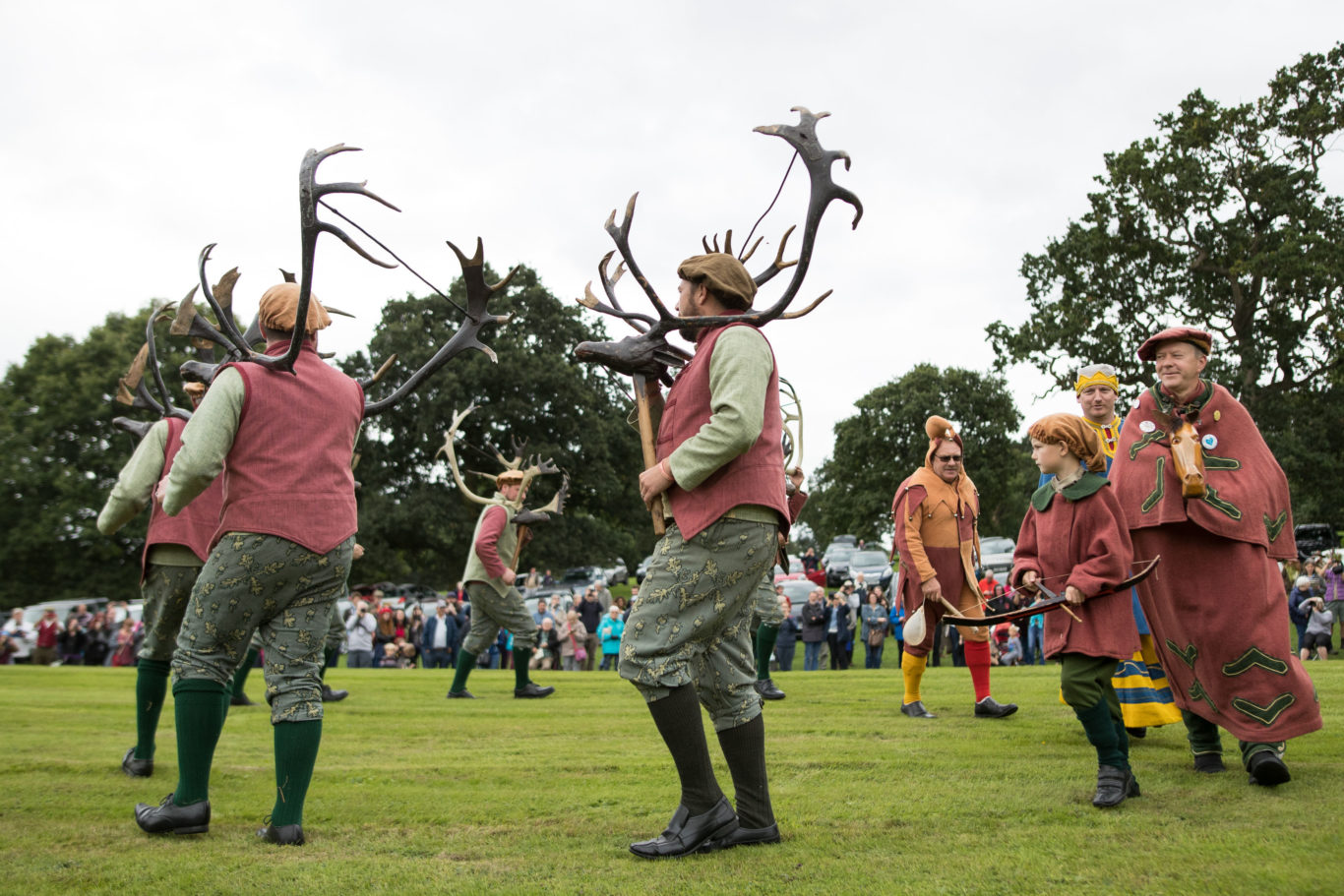 In Pictures: Antlers out for traditional village horn dance ...