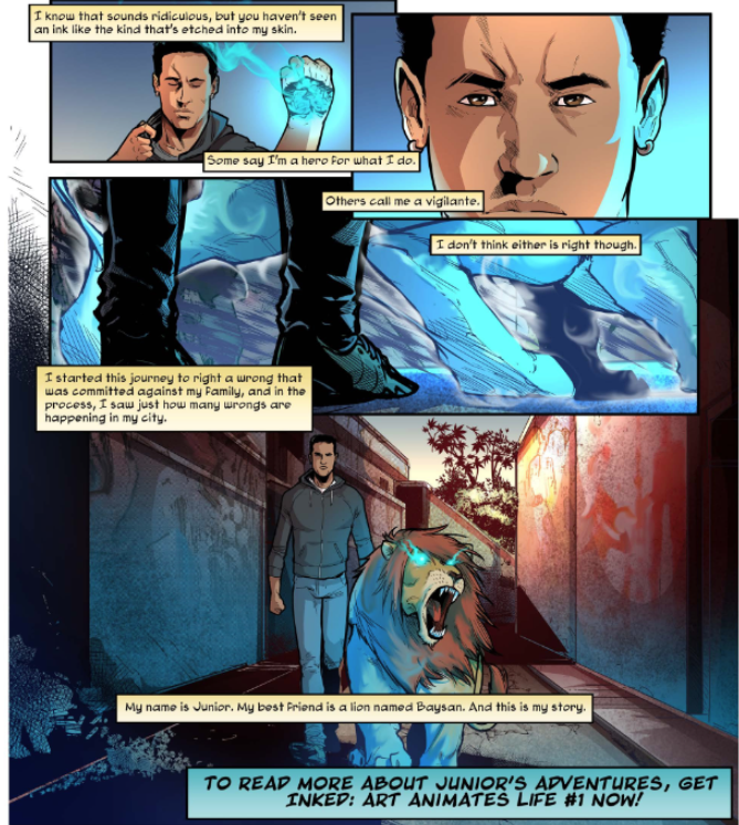 A page from the comic