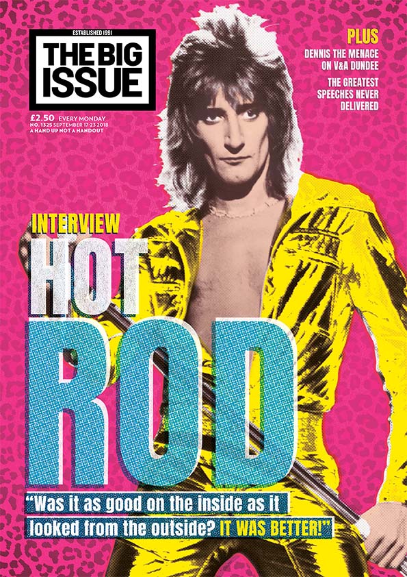 Sir Rod Stewart on The Big Issue