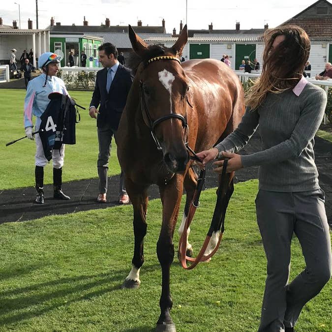 Sheikha Reika turned the big race at Yarmouth into a procession