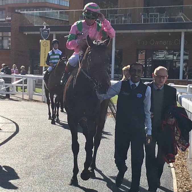 Raakib Alhawa looks to have a bright future following his victory at Newbury