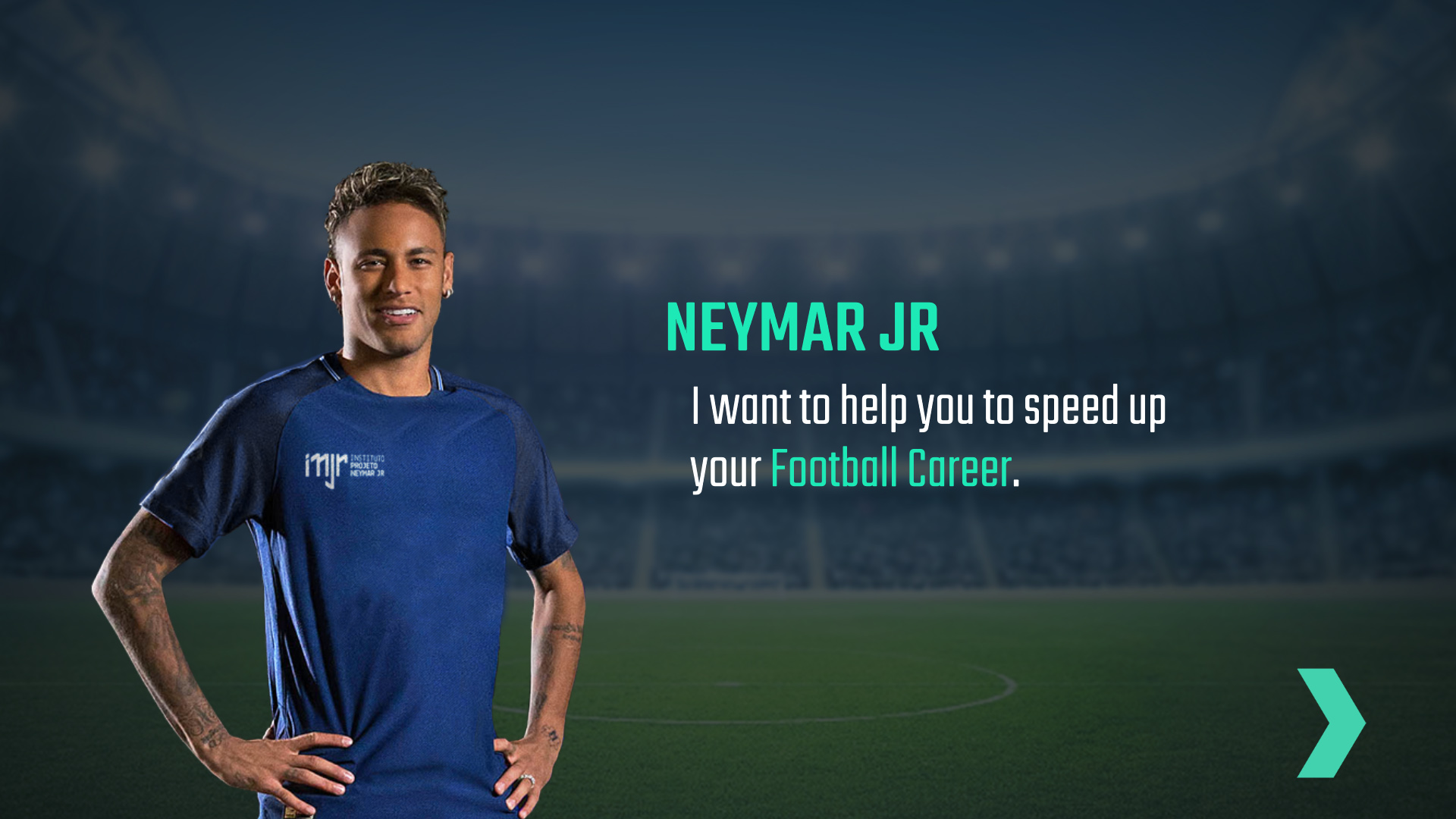 Neymar Jr in the game