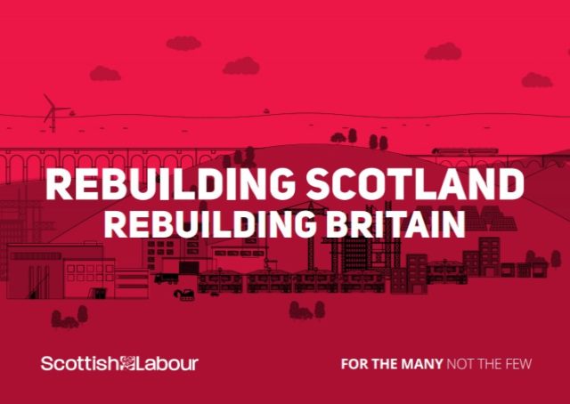 Labour's campaign leaflet 