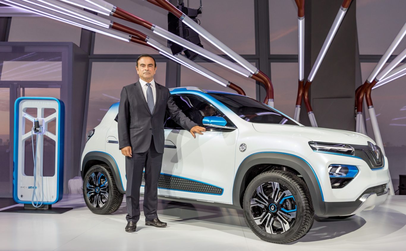 Carlos Ghosn was at the launch of the K-ZE