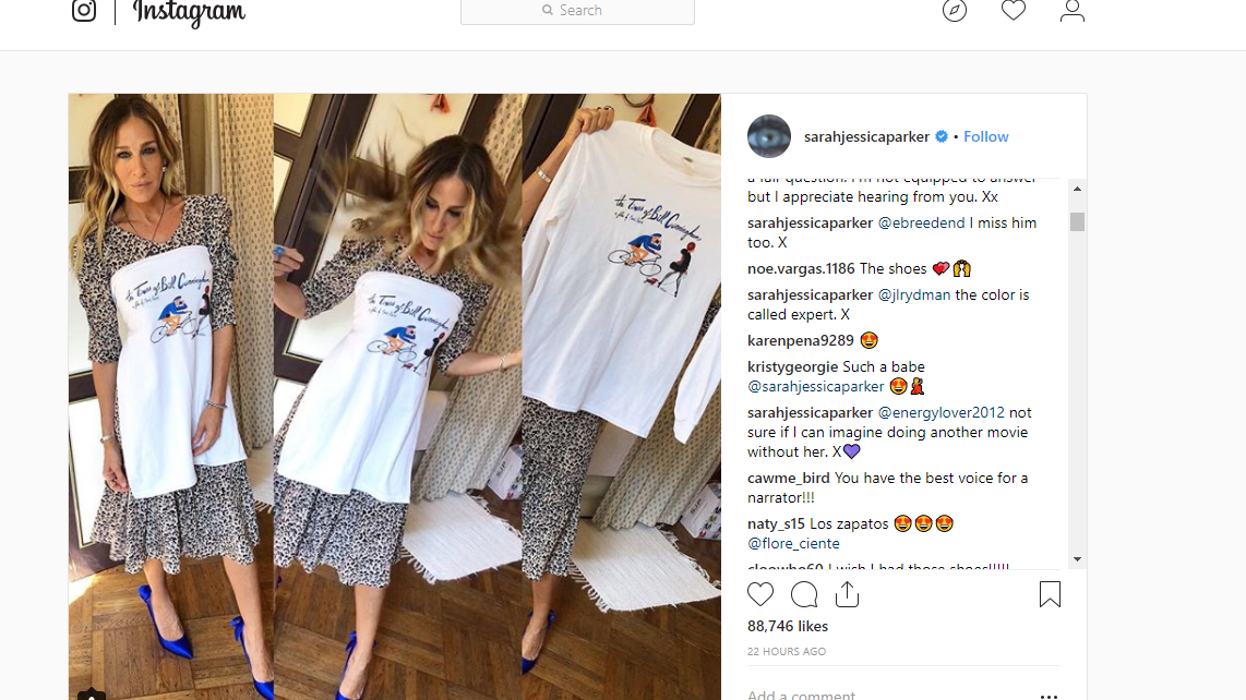 Sarah Jessica Parker's Instagram