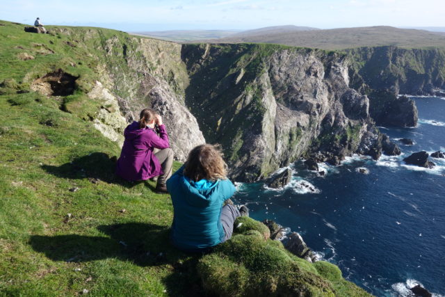 Bird watching at Unst