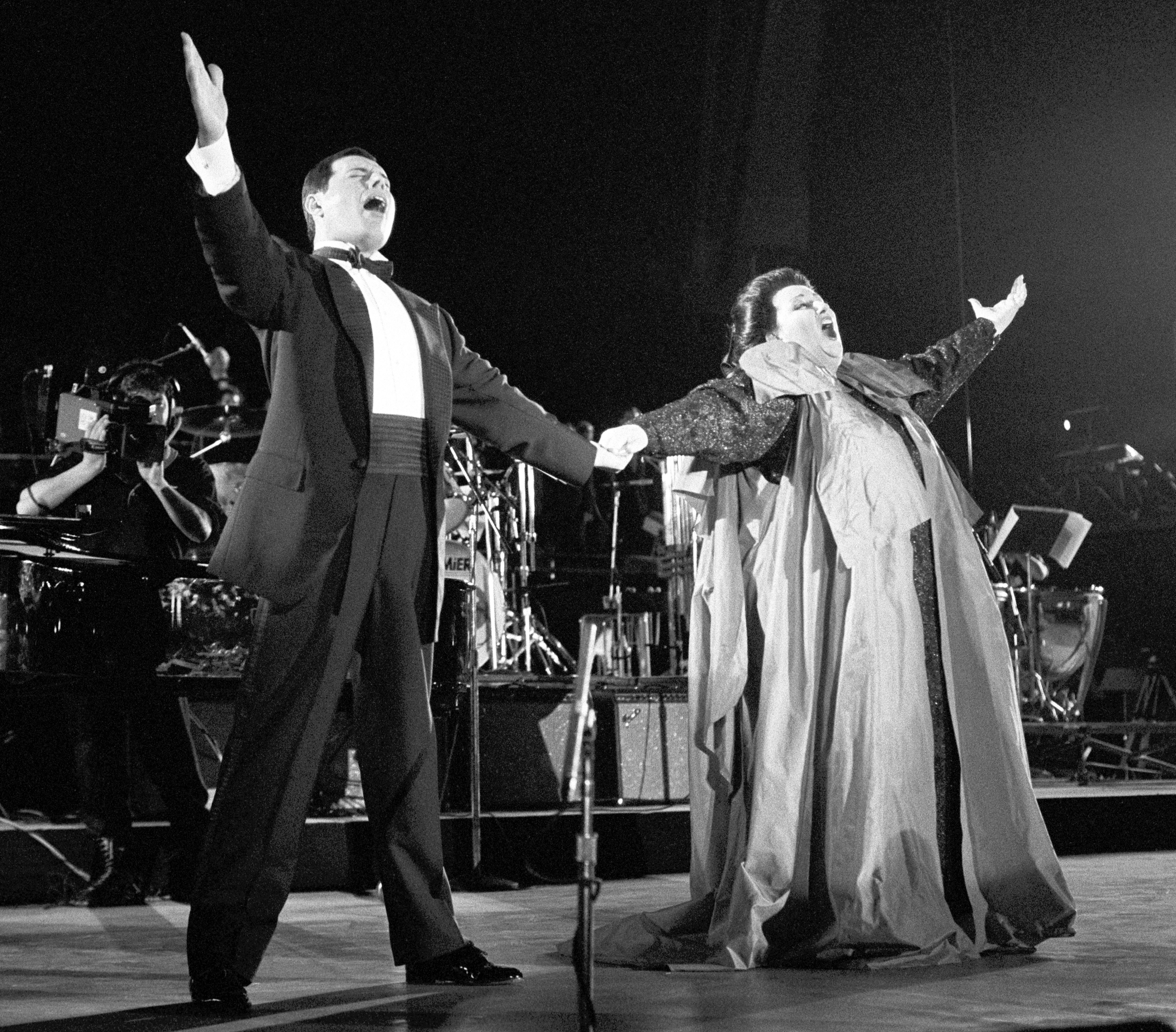 Freddie Mercury and Monserrat Caballe 