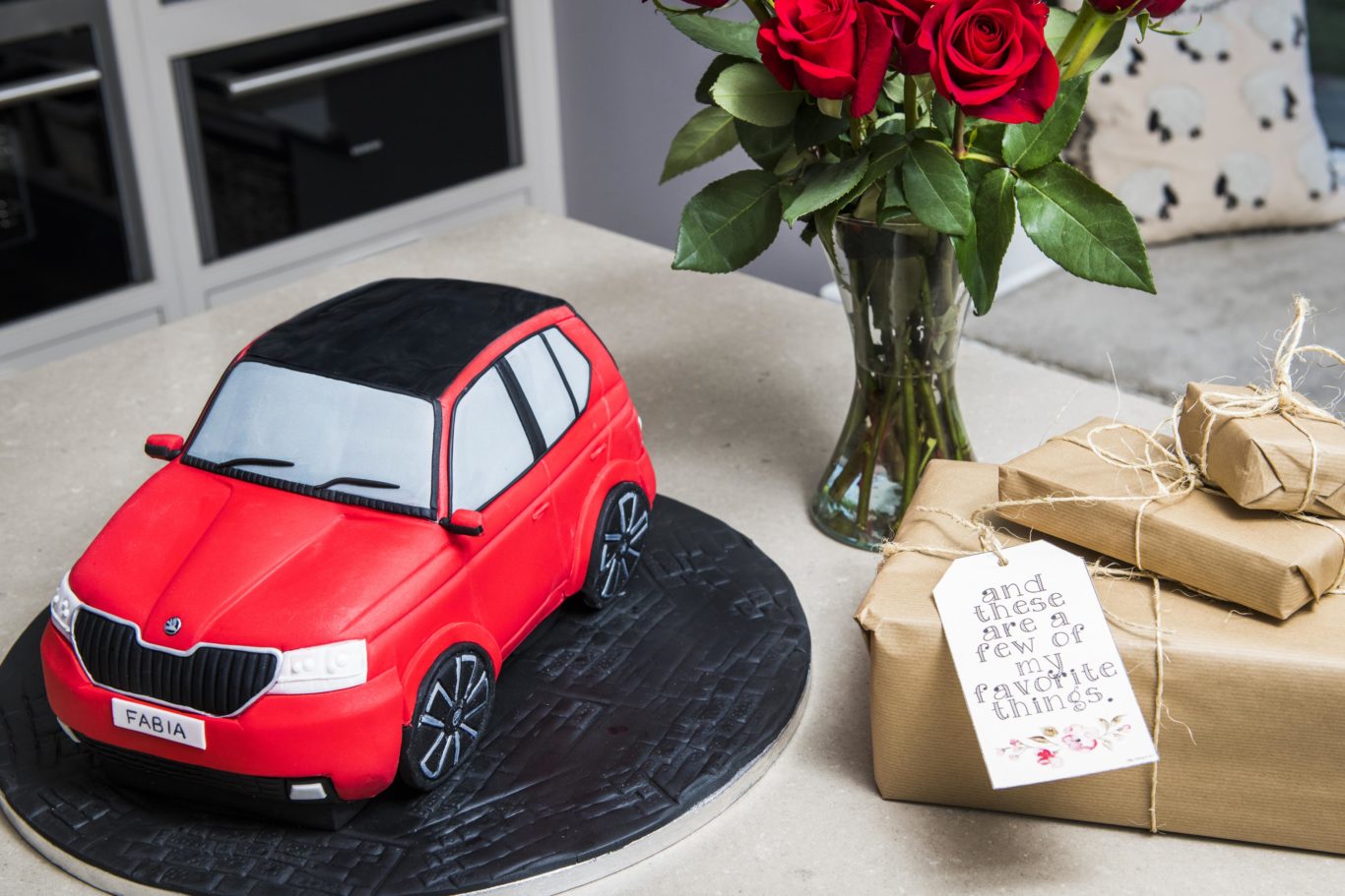 Skoda Fabia Advert% Original Cake Car | Škoda Fabia, cake, motor car | Did  you know? The most expensive ŠKODA car to be produced was actually a cake...costing  £500,000! Who remembers this? #