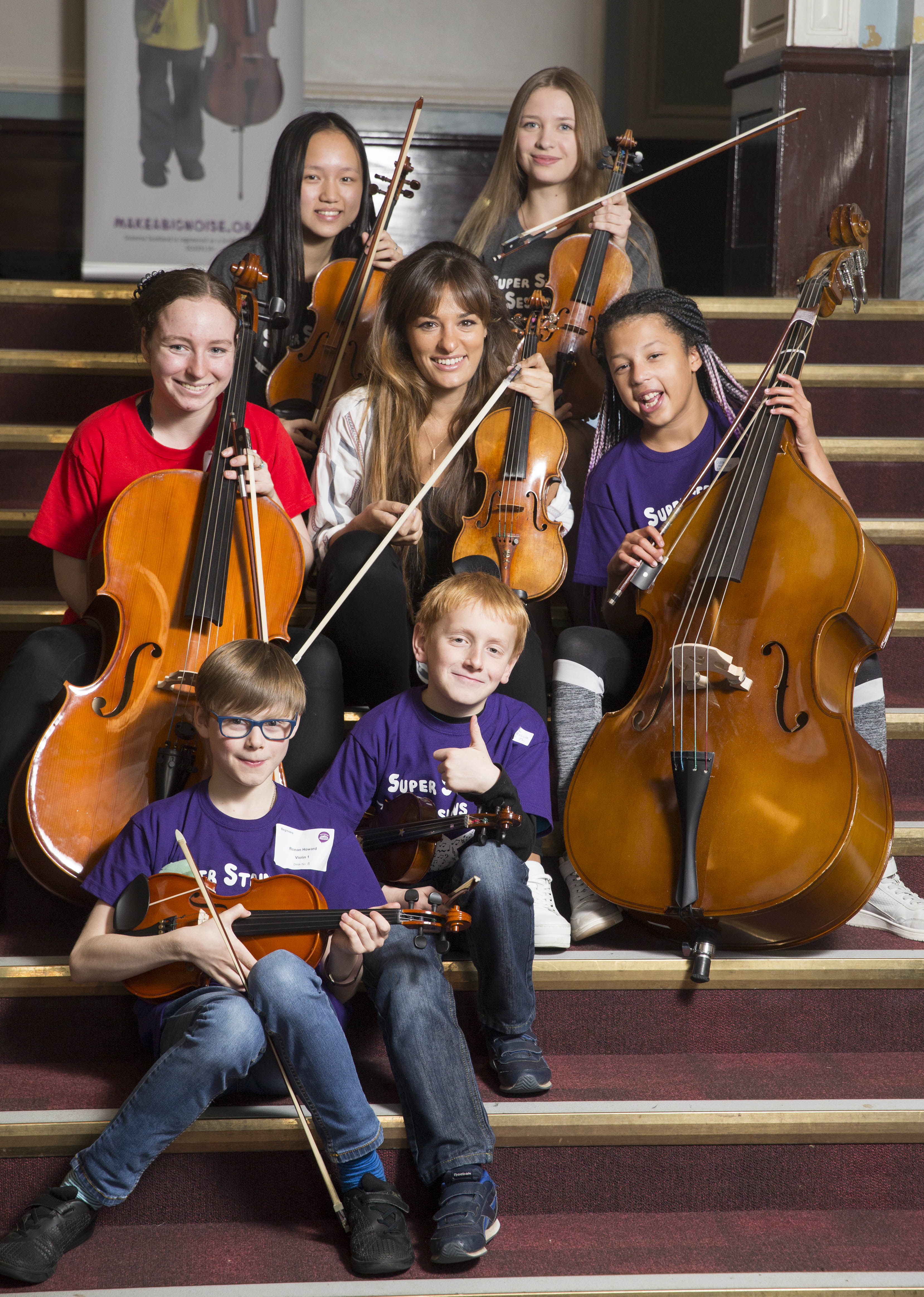Nicola Benedetti with young performers