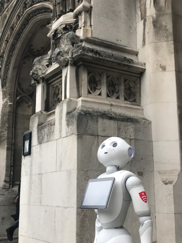Pepper the robot will appear before the education committee (Middlesex University/PA)