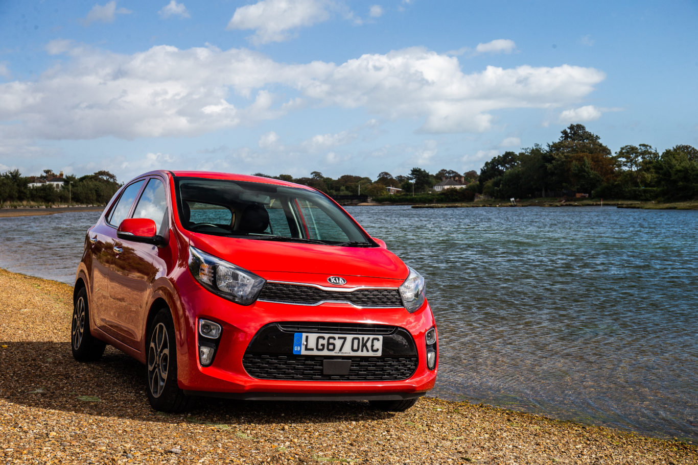 Kia's 'Tiger Nose' grille is prominent at the front of the Picanto