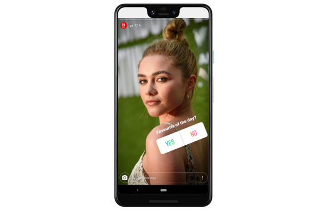 Instagram Stories on Pixel 3 XL