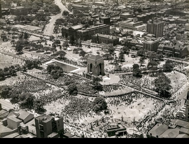 The opening of the original Anzac Memorial in 1934 (City of Sydney Archives/PA)