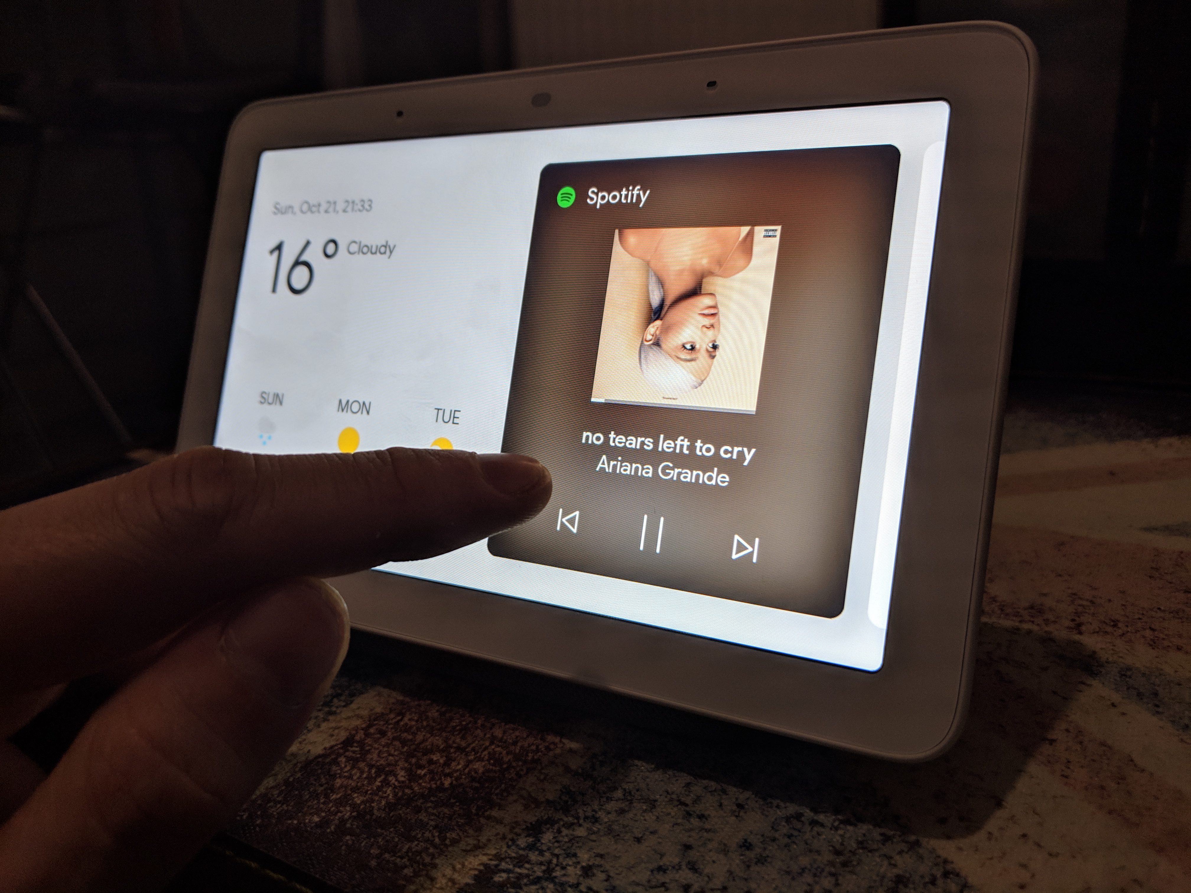google hub spotify