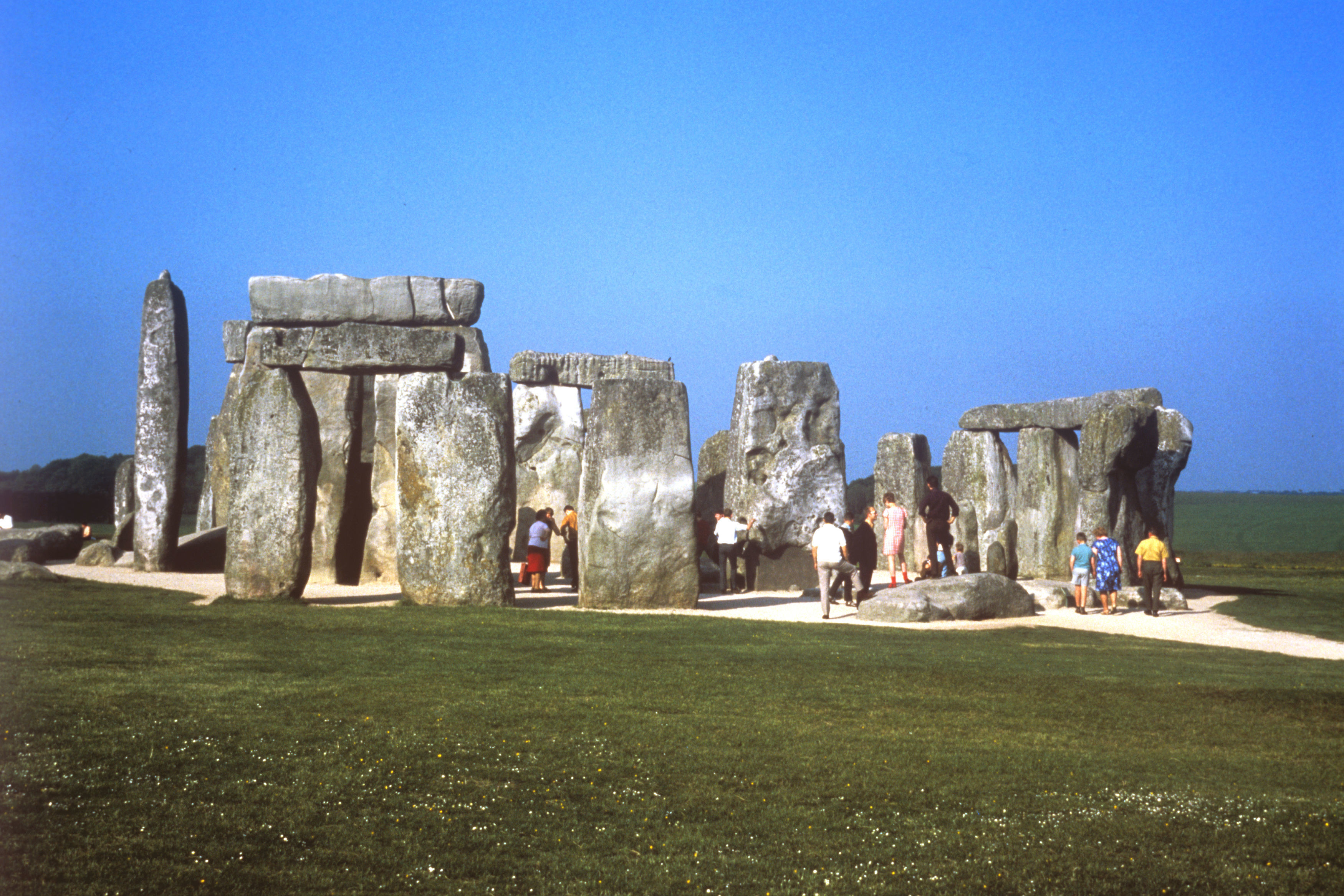 Stonehenge in Wiltshire in 1968