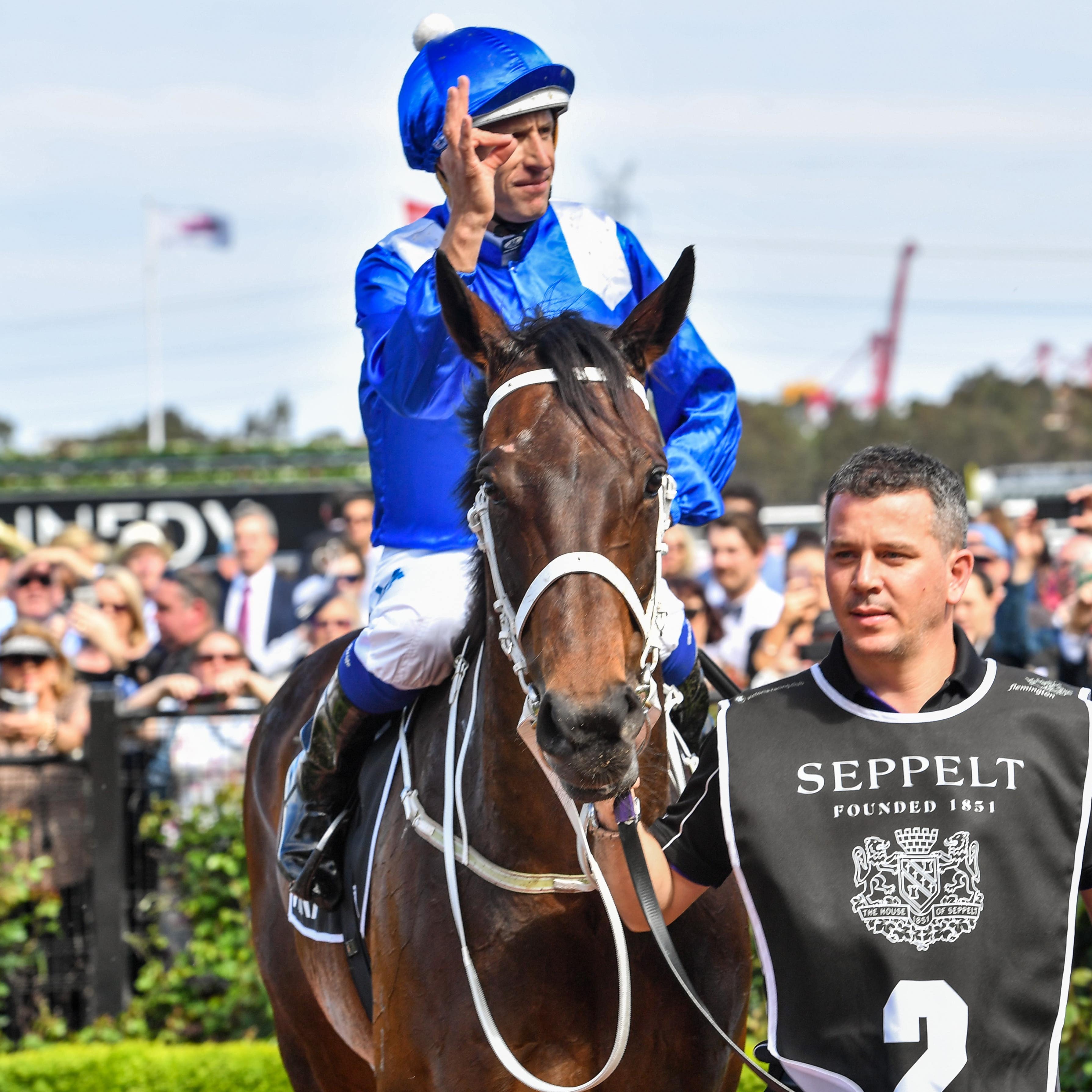 Winx was victorious again on Saturday