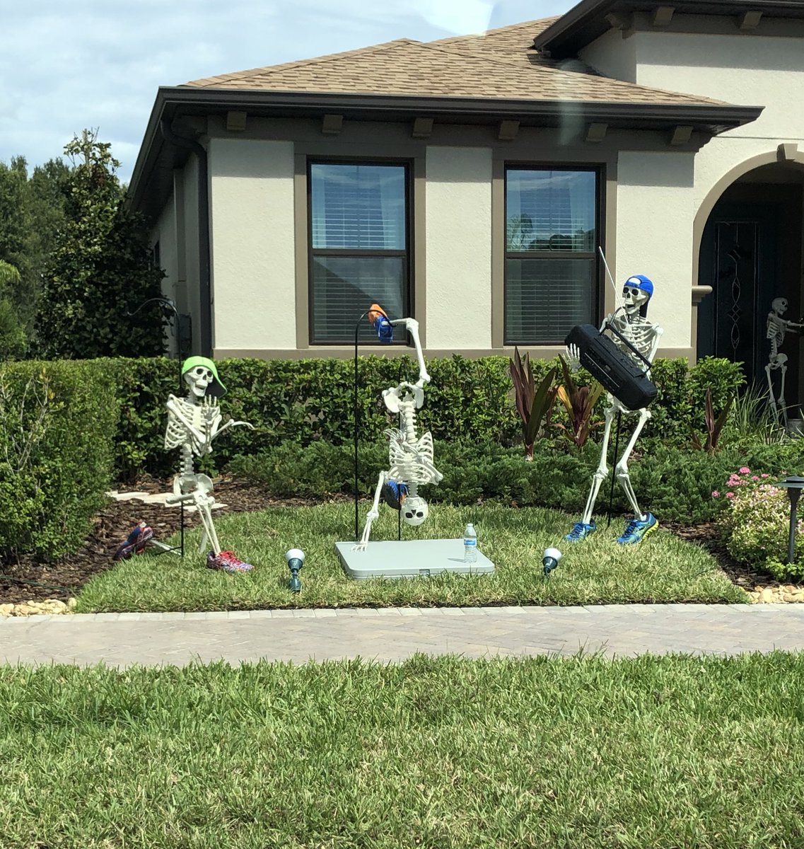 Oh, just some skeletons break dancing