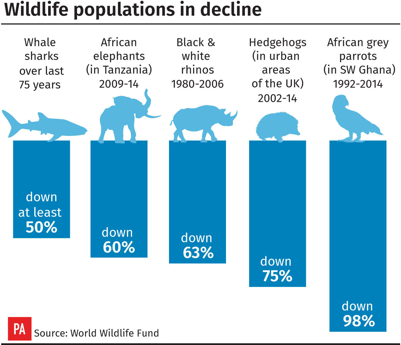 Wildlife Populations Plummeting In Face Of Human Activity, Report Warns ...