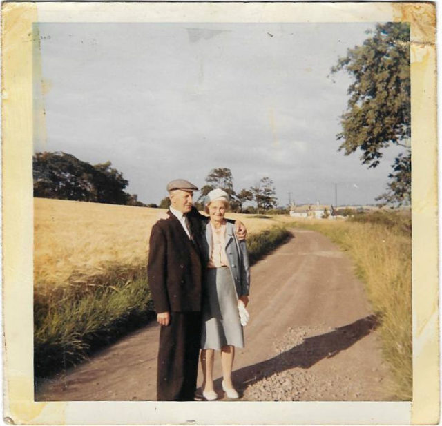 Vic and Nellie Stead, whose romantic tree lives on (Chris Lund/PA)