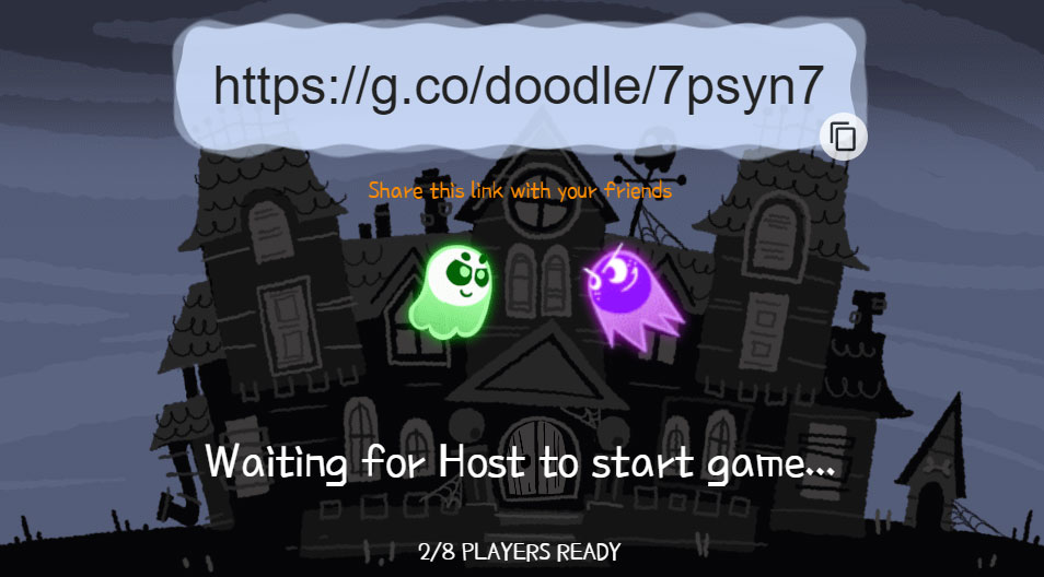 Google's Halloween game this year is a multiplayer version of