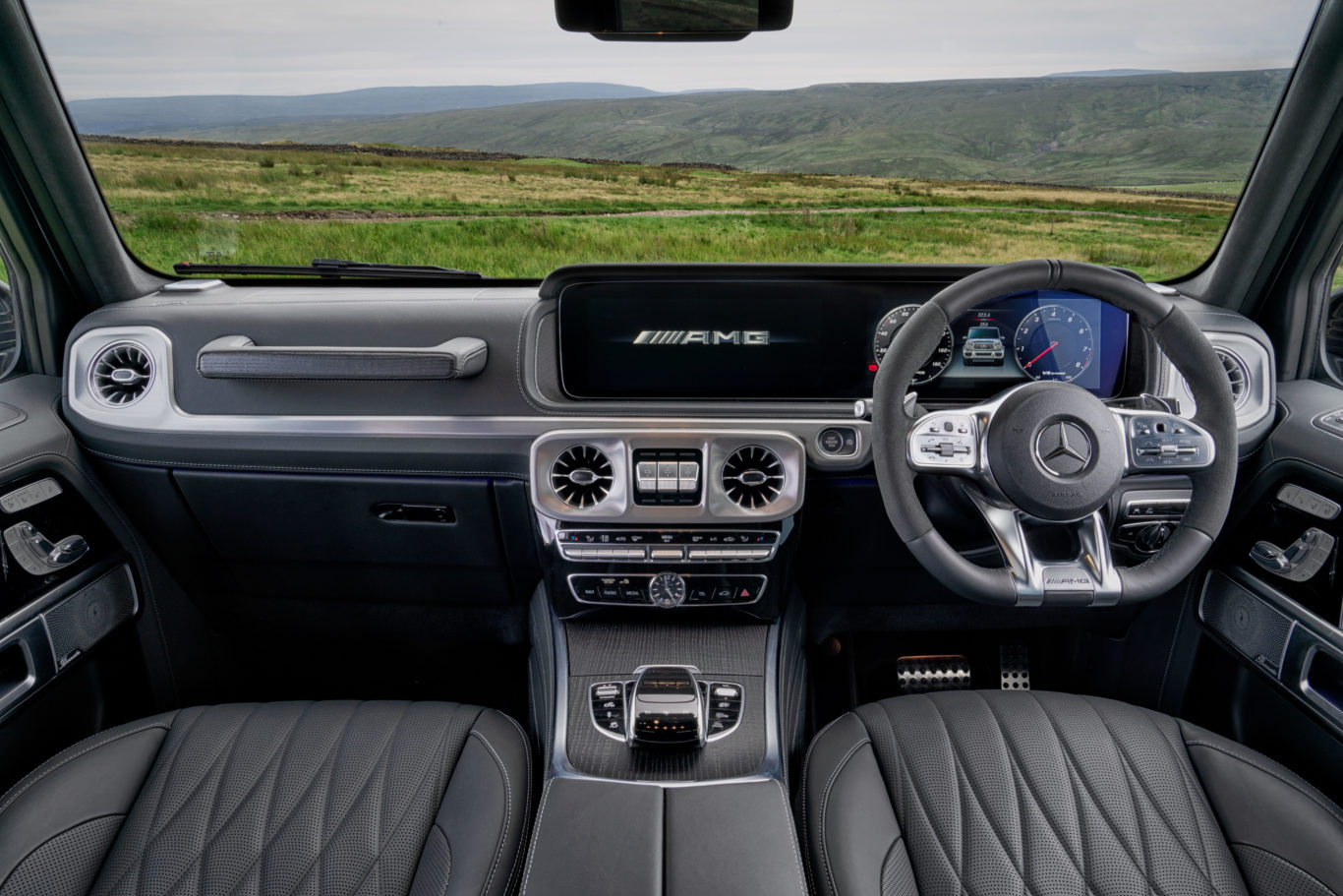 2018 Mercedes AMG G63 Review, dailycarblog.com. The interior of the G63 has been finished to a very high standard