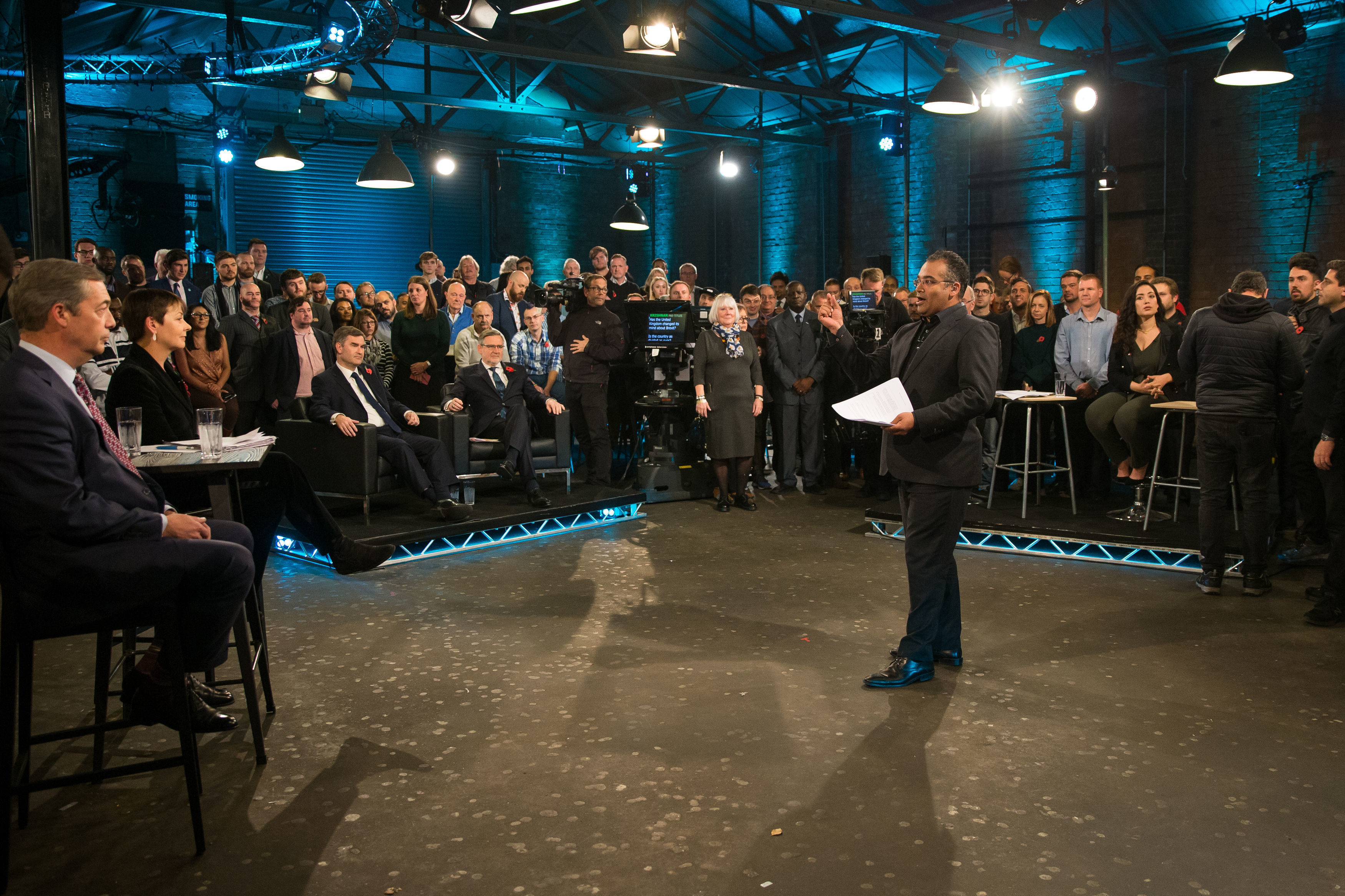 Channel 4's Brexit debate at Custard factory, Birmingham