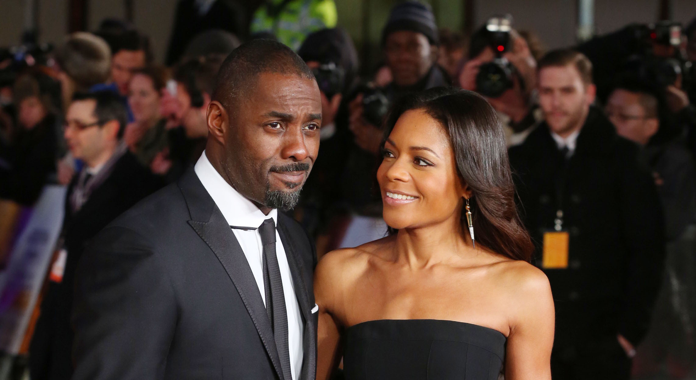 Idris Elba and Naomie Harris 