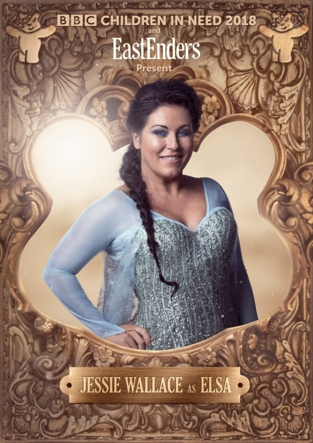 Jessie Wallace as Elsa from Frozen (Nicky Johnson/BBC)
