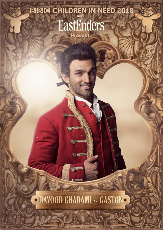 Davood Ghadami as Gaston (Nicky Johnson/BBC)