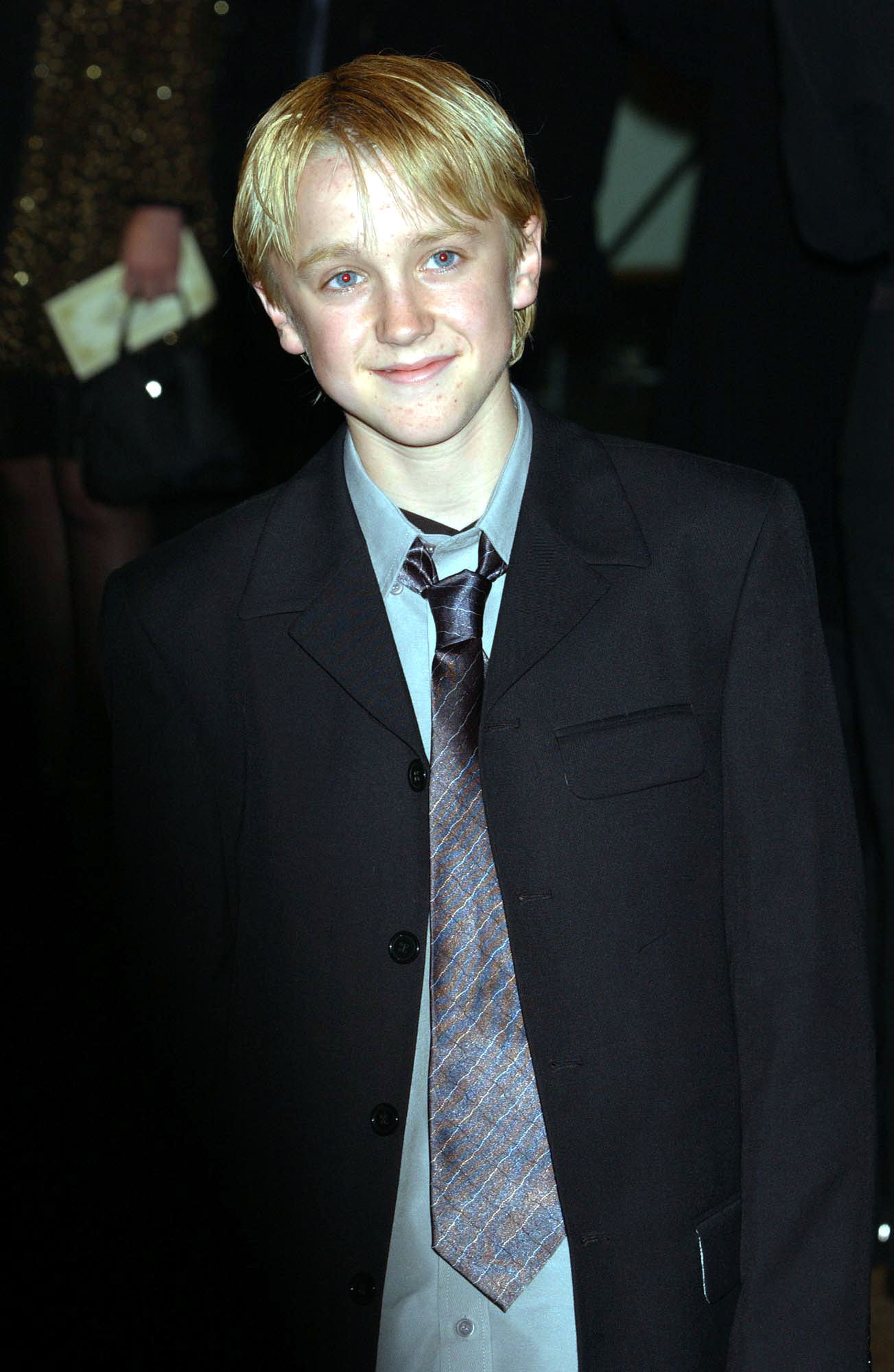 Tom Felton at the premiere of Harry Potter And The Philosopher's Stone  in 2001