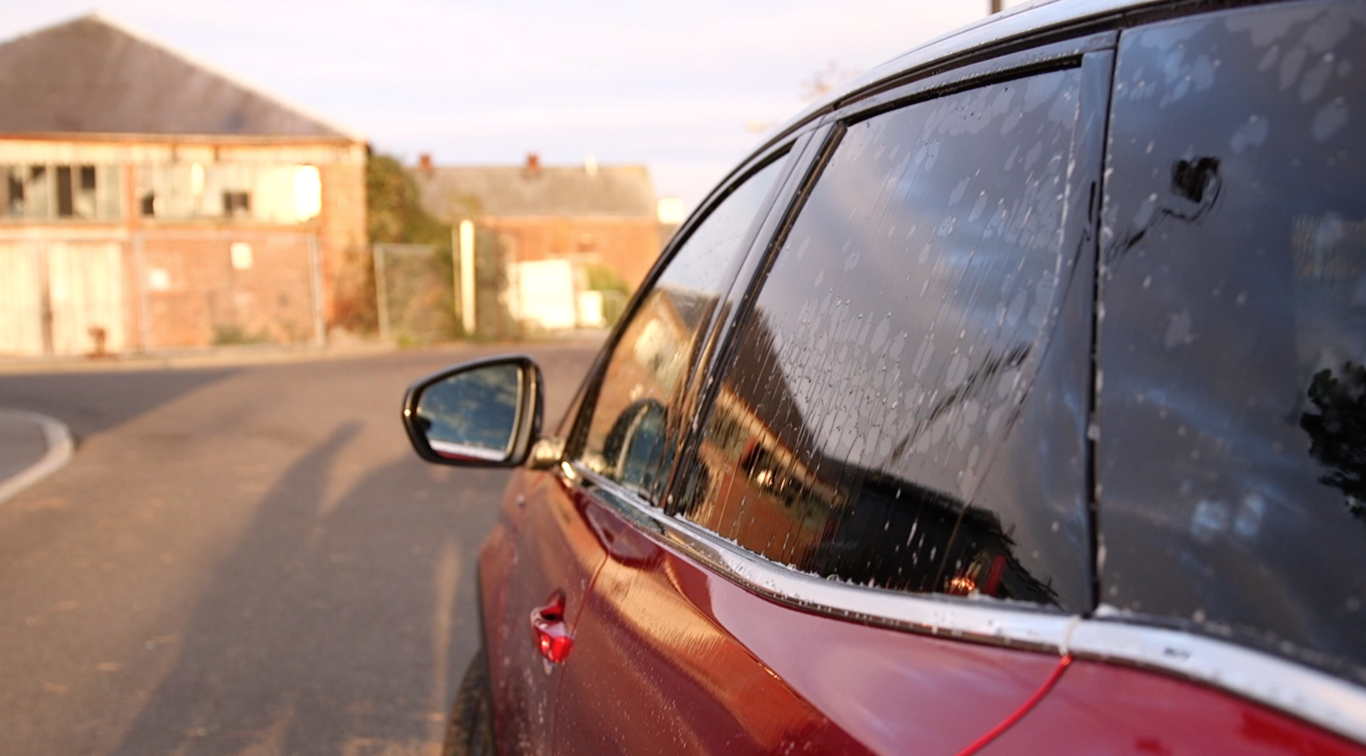 Visibility and overall safety is improved with properly cleaned windows