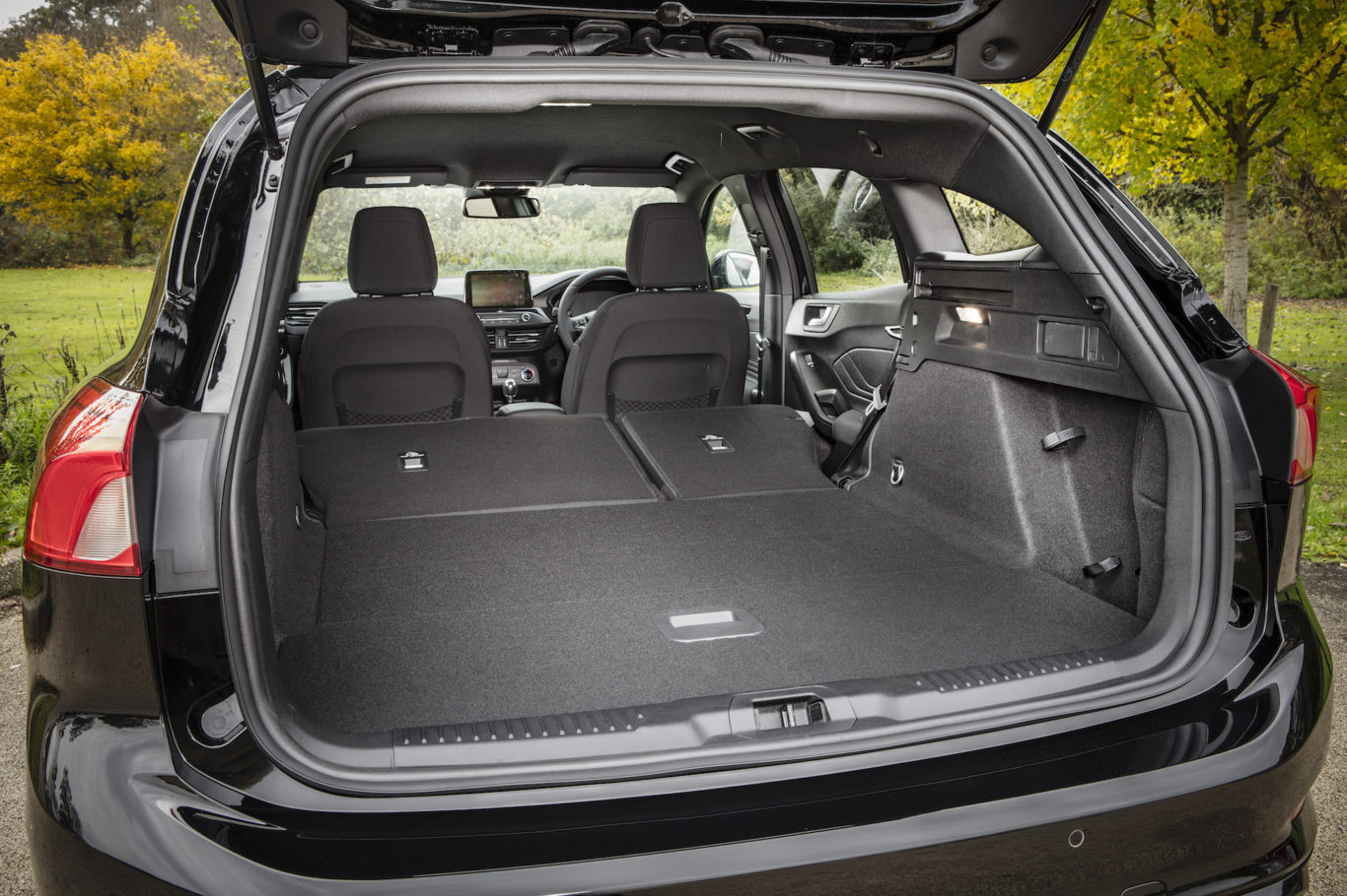 The Focus Estate benefits from a large boot