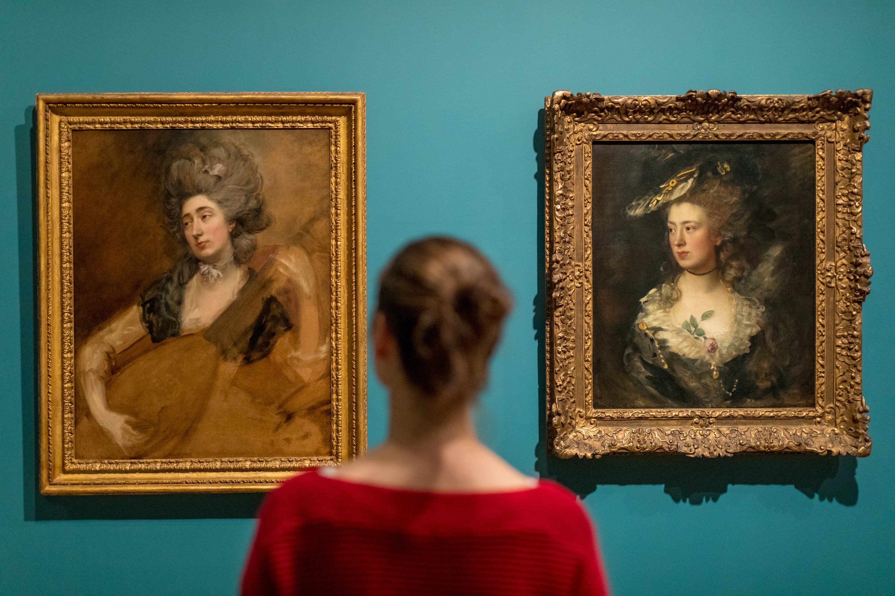 The painting goes on display at the National Portrait Gallery next to a portrait of Gainsborough's other daughter Mary 