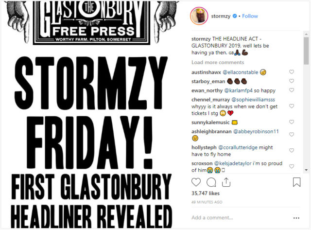 Stormzy Insta